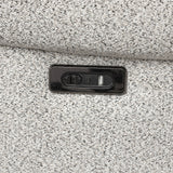 Hieronimus Light Gray Power Sectional from Furniture of America - Luna Furniture