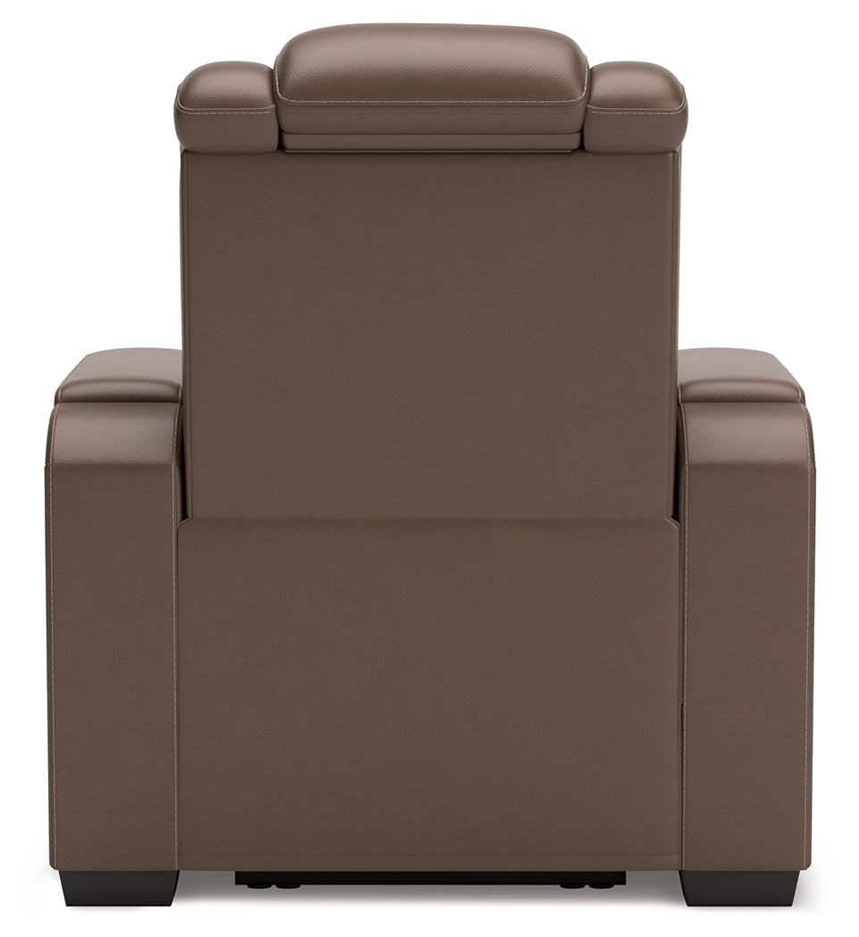 High Impact Tobacco Power Recliner from Ashley Furniture - Luna Furniture