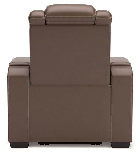 High Impact Tobacco Power Recliner from Ashley Furniture - Luna Furniture