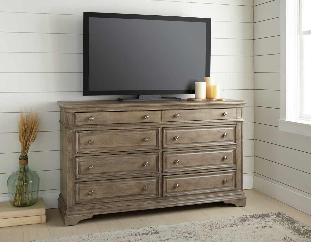 Highland Park Dresser, Waxed Driftwood Luna Furniture Highland Park Dresser, Waxed Driftwood Luna Furniture