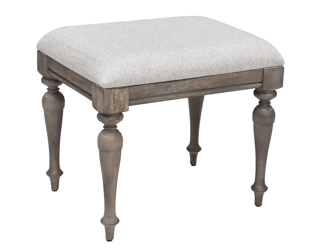 Highland Park Waxed Driftwood Vanity Bench from Steve Silver - Luna Furniture