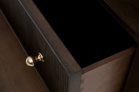 Highland Open Shelf 2-drawer Nightstand from Essentials For Living - Luna Furniture