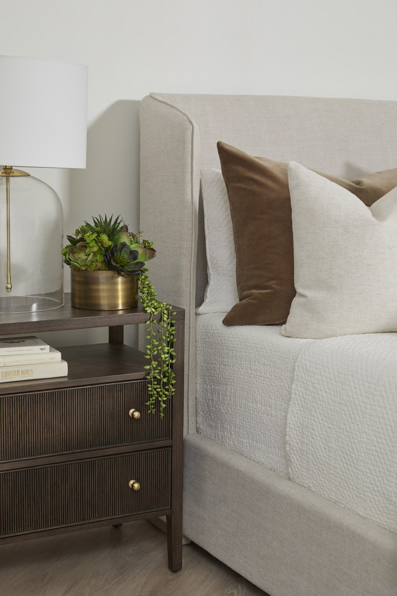 Highland Open Shelf 2-drawer Nightstand from Essentials For Living - Luna Furniture