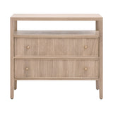 Highland Open Shelf 2-drawer Nightstand from Essentials For Living - Luna Furniture