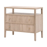 Highland Open Shelf 2-drawer Nightstand from Essentials For Living - Luna Furniture