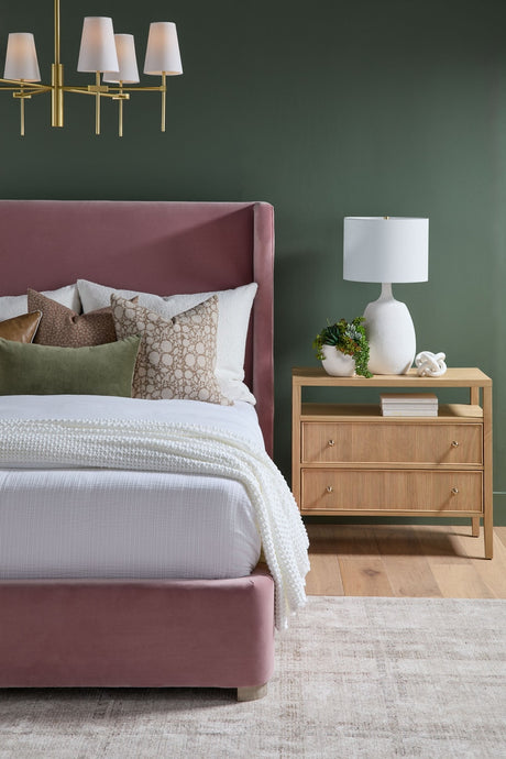 Highland Open Shelf 2-drawer Nightstand from Essentials For Living - Luna Furniture