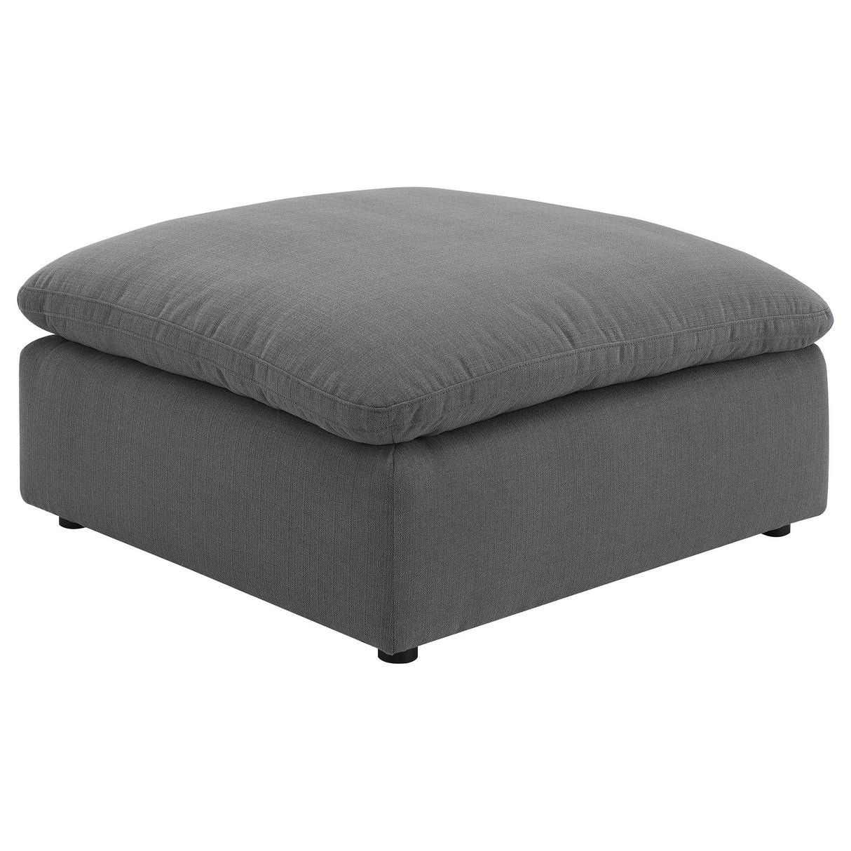 Hobson Charcoal 5-Piece Upholstered Modular Sectional with Ottoman from Coaster - Luna Furniture