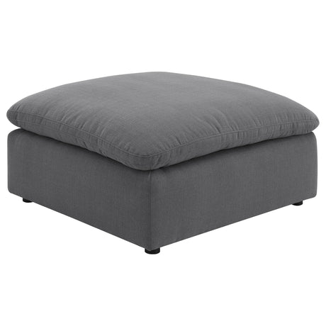 Hobson Charcoal 5-Piece Upholstered Modular Sectional with Ottoman from Coaster - Luna Furniture