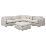 Hobson Ivory 6-piece Upholstered Modular Sectional Sofa from Coaster - Luna Furniture