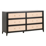 Holland 6-drawer Double Dresser from Essentials For Living - Luna Furniture