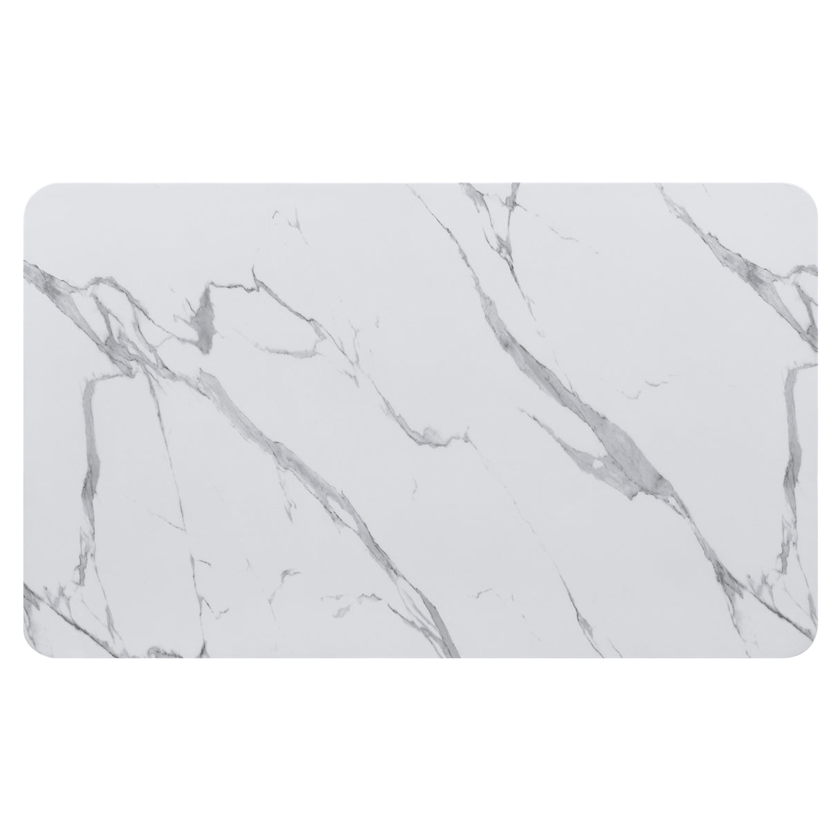 Hollis White Stone-Top Dining Table from Homelegance - Luna Furniture