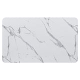 Hollis White Stone-Top Dining Table from Homelegance - Luna Furniture