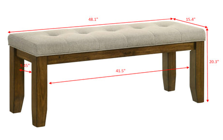 Hollister Brown Bench from Crown Mark - Luna Furniture
