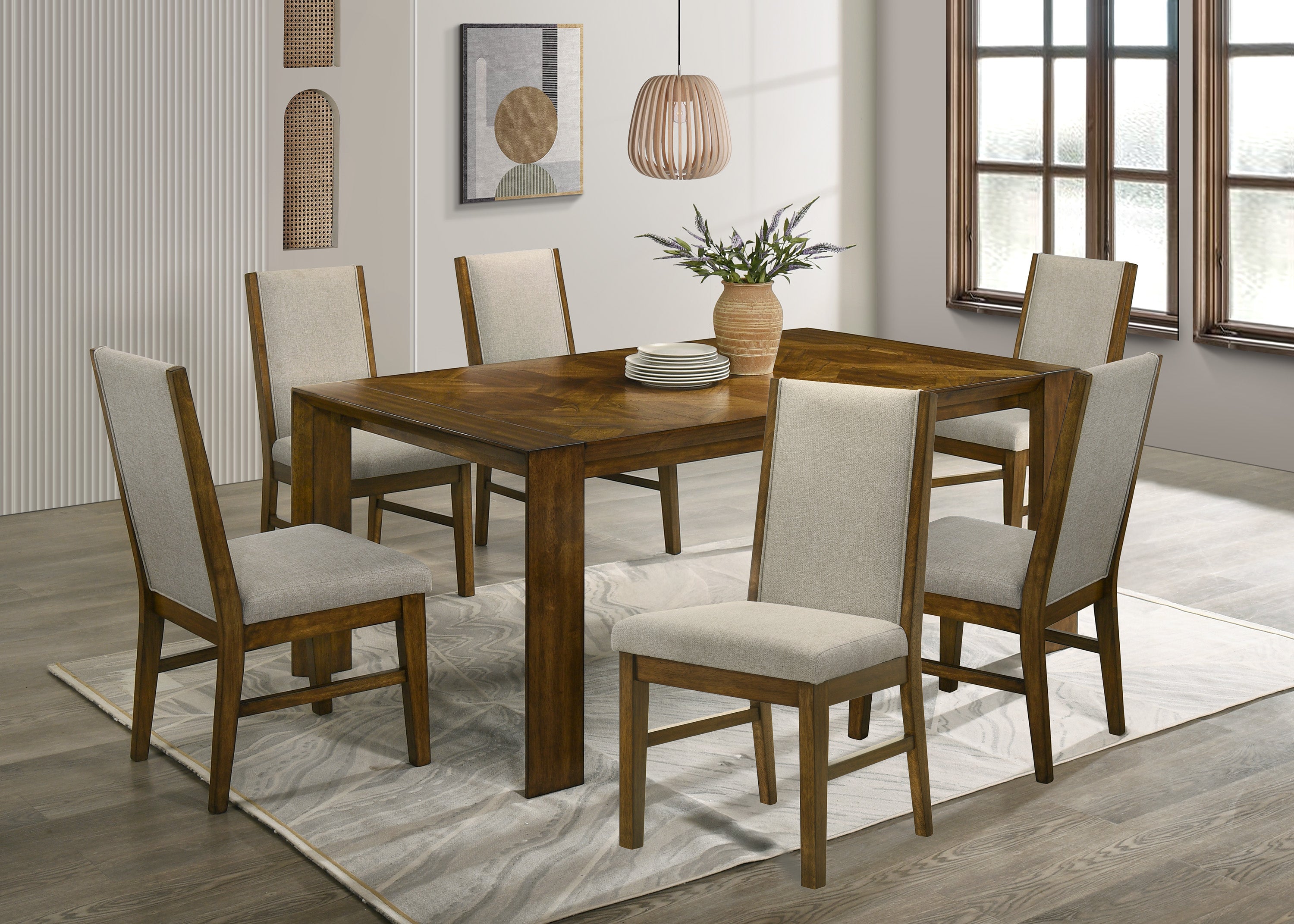 Hollister Brown Dining Chair, Set of 2 from Crown Mark - Luna Furniture