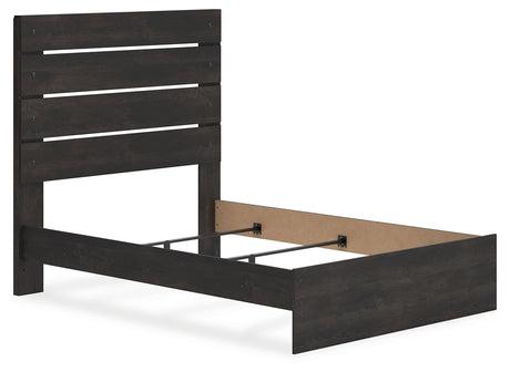 Hollivern Dark Gray Full Panel Bed from Ashley - Luna Furniture