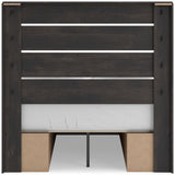 Hollivern Dark Gray Storage Panel Bedroom Set from Ashley - Luna Furniture