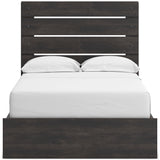 Hollivern Dark Gray Storage Panel Bedroom Set from Ashley - Luna Furniture