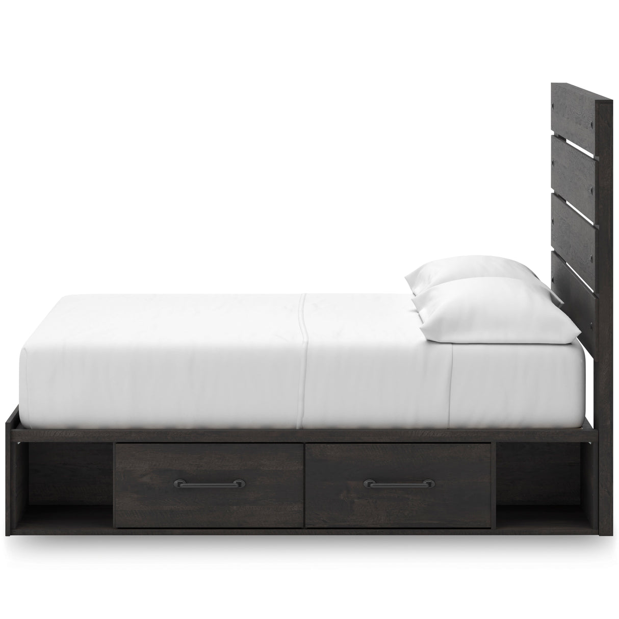 Hollivern Dark Gray Storage Panel Bedroom Set from Ashley - Luna Furniture