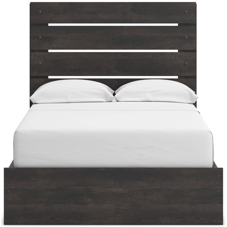 Hollivern Dark Gray Storage Panel Bedroom Set from Ashley - Luna Furniture