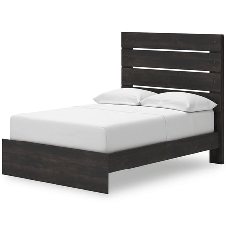 Hollivern Dark Gray Storage Panel Bedroom Set from Ashley - Luna Furniture