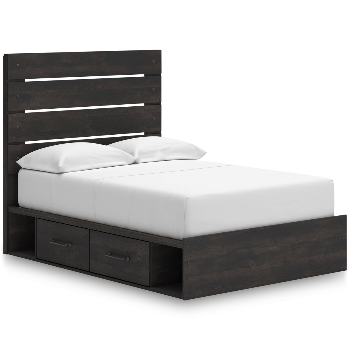 Hollivern Dark Gray Storage Panel Bedroom Set from Ashley - Luna Furniture