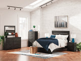 Hollivern Dark Gray Queen Panel Bed from Ashley - Luna Furniture