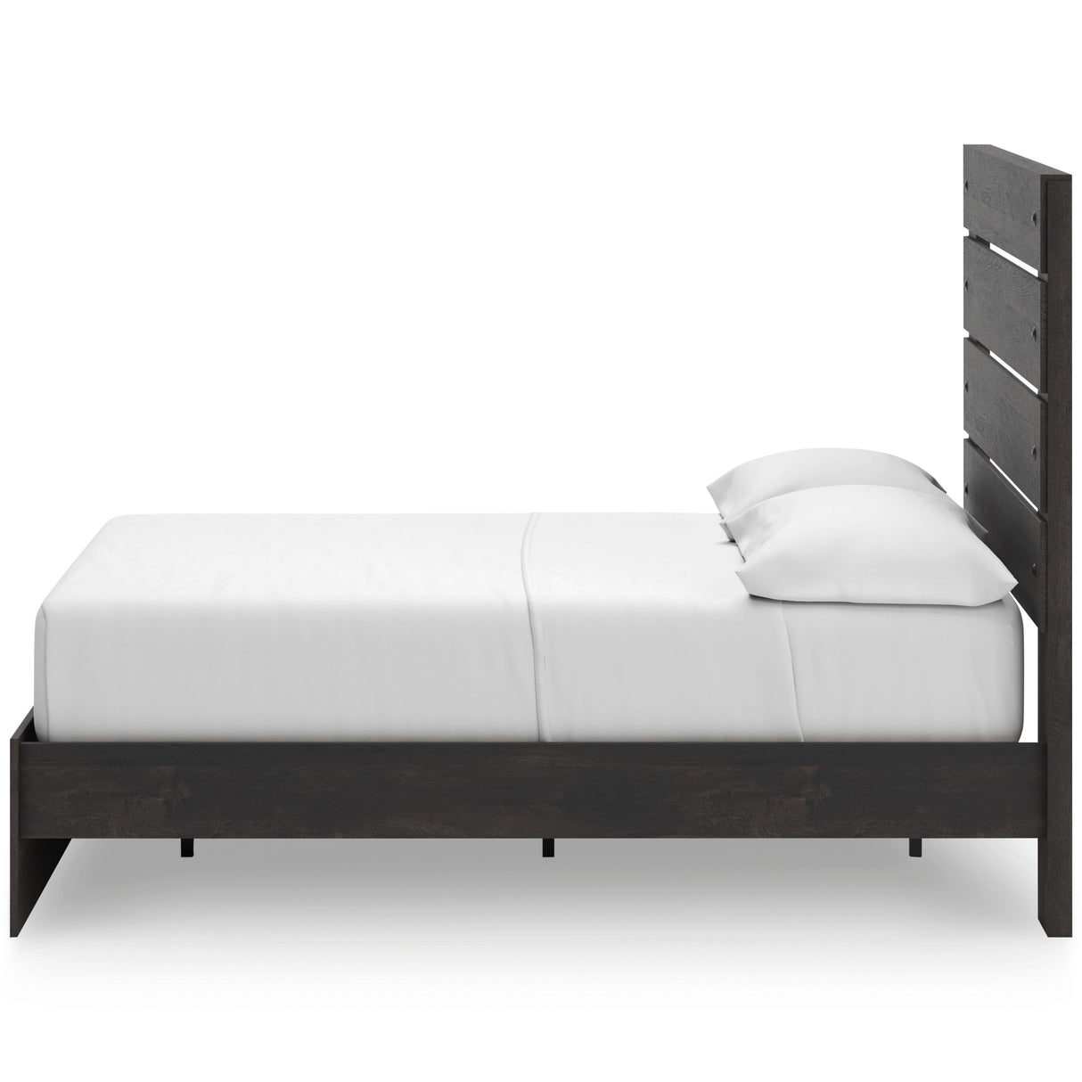 Hollivern Dark Gray Queen Panel Bed with Storage from Ashley - Luna Furniture