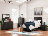 Hollivern Dark Gray Youth Panel Bedroom Set from Ashley - Luna Furniture