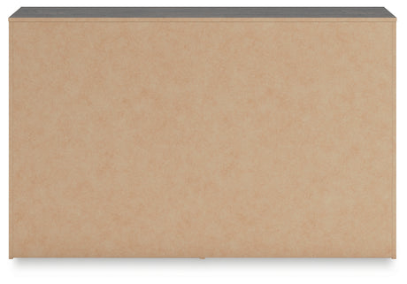 Hollivern Full Panel Bed with Dresser in Dark Gray from Ashley - Luna Furniture