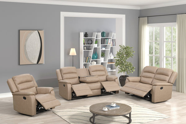 Hope Stone 3-Piece Reclining Living Room Set