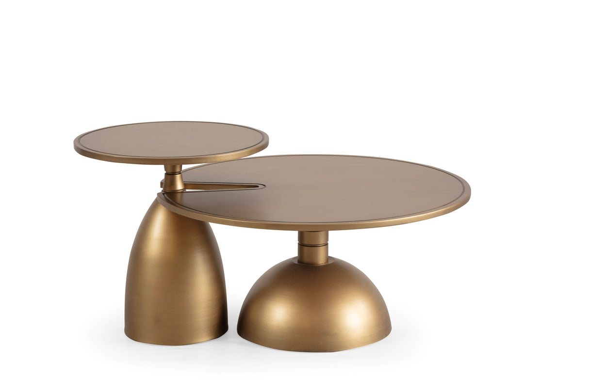 Horizon Gold 2-Piece Coffee Table Set from Nova Furniture - Luna Furniture