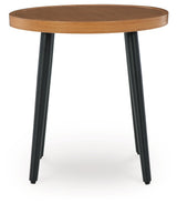 Horizon Hall Two-tone Brown Outdoor End Table from Ashley Furniture - Luna Furniture