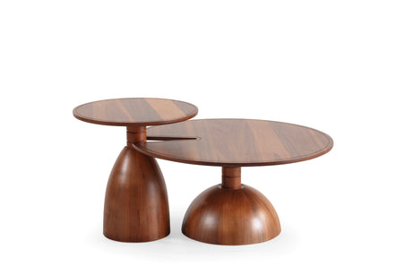 Horizon Walnut 2-Piece Coffee Table Set from Nova Furniture - Luna Furniture