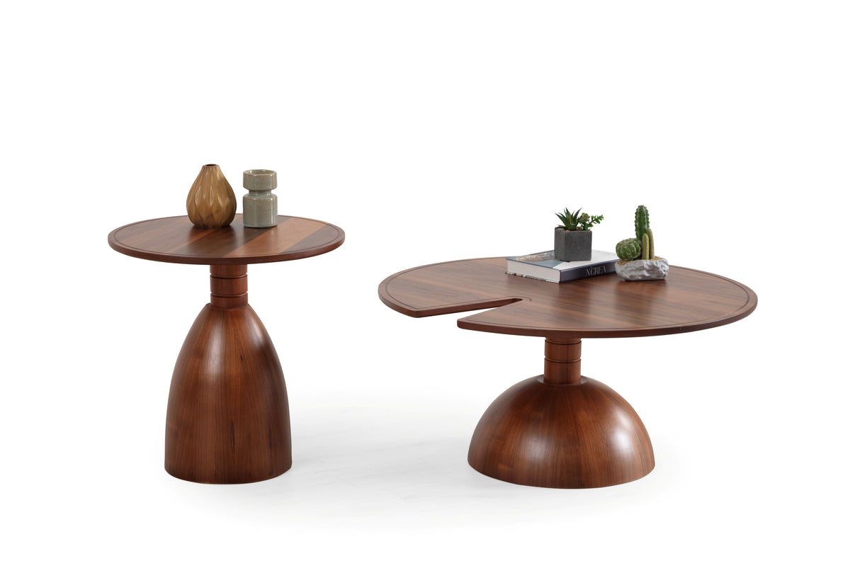 Horizon Walnut 2-Piece Coffee Table Set from Nova Furniture - Luna Furniture