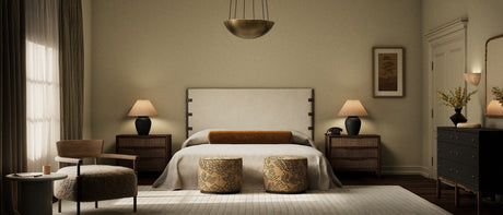 Russo Table Lamp in Aged Black Terracotta from Four Hands - Luna Furniture