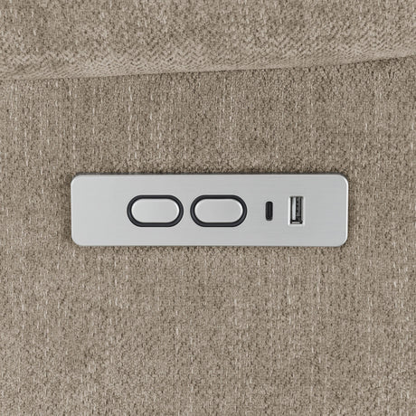 Houston Camel Upholstered Power Lift Recliner Chair from Coaster - Luna Furniture