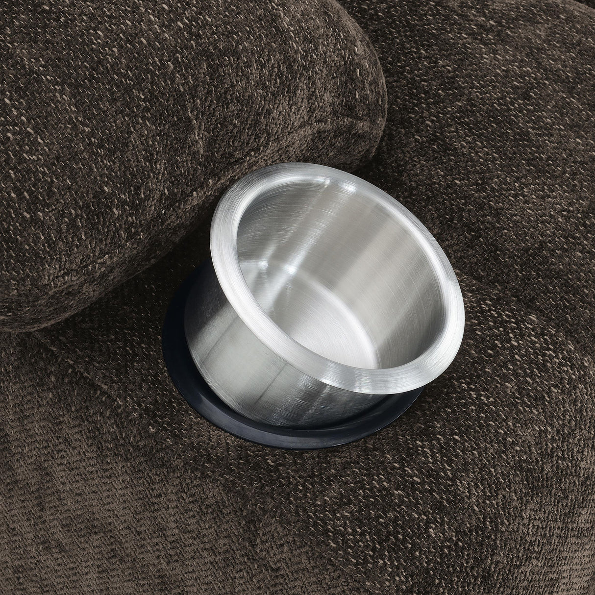 Houston Dark Brown Upholstered Power Lift Recliner Chair from Coaster - Luna Furniture