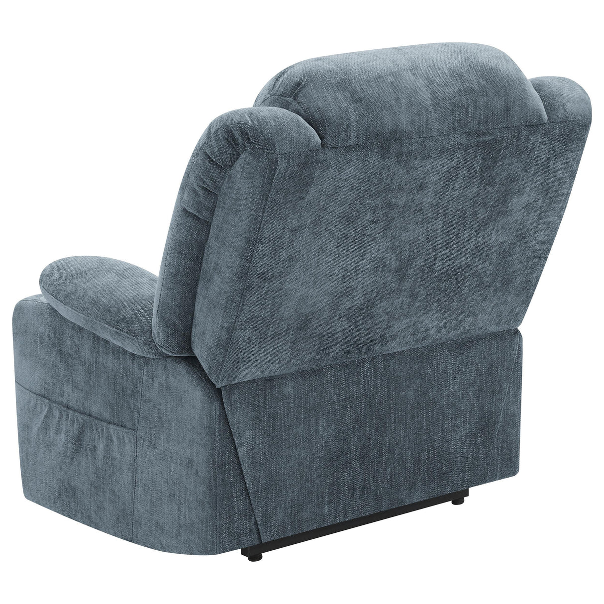 Houston Slate Blue Upholstered Power Lift Recliner Chair from Coaster - Luna Furniture
