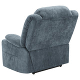 Houston Slate Blue Upholstered Power Lift Recliner Chair from Coaster - Luna Furniture