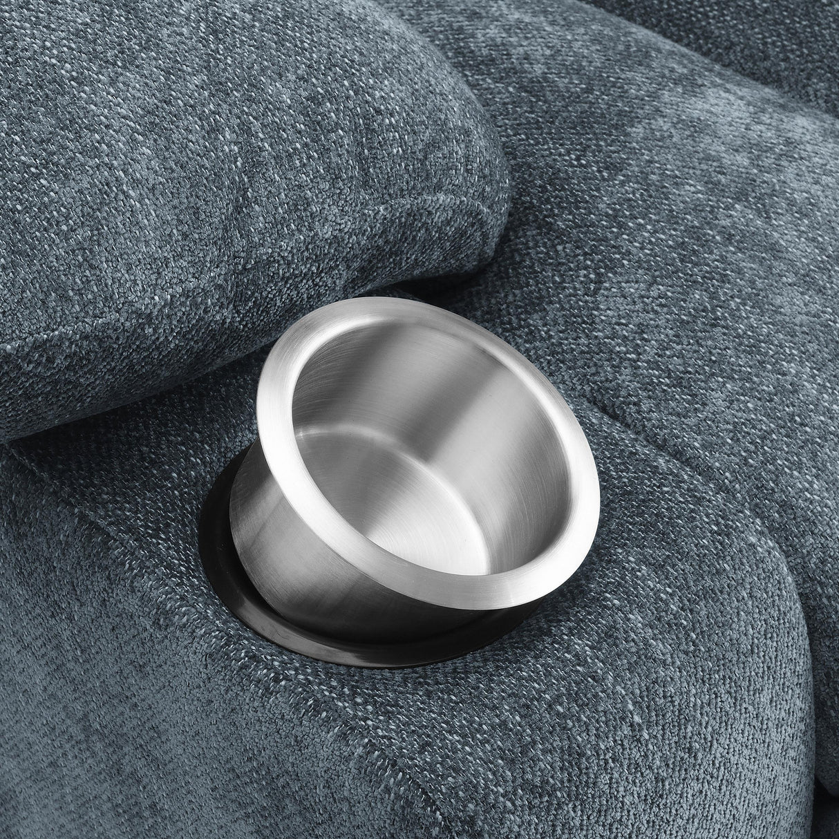 Houston Slate Blue Upholstered Power Lift Recliner Chair from Coaster - Luna Furniture