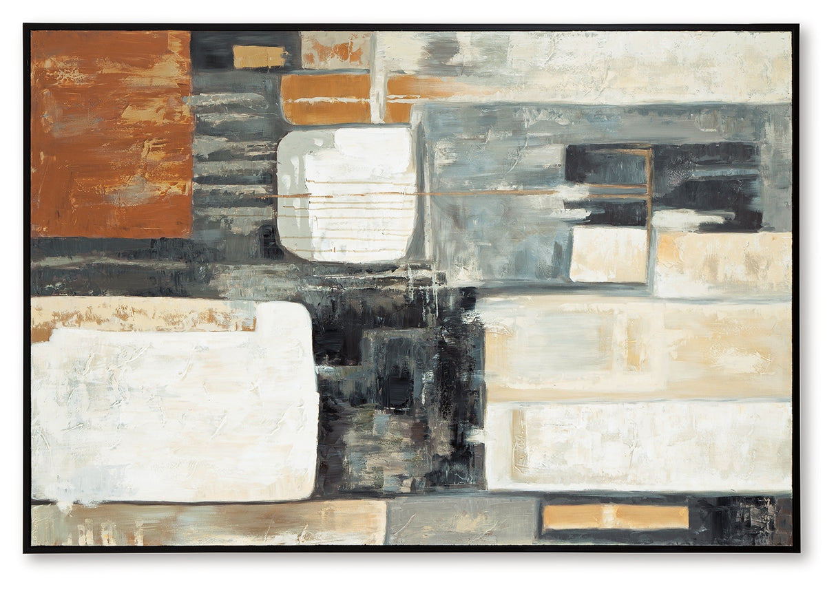 Howford Brown/Black/Gray Wall Art from Ashley Furniture - Luna Furniture