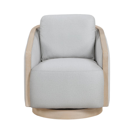 Hugo Gray Swivel Chair from Homelegance - Luna Furniture