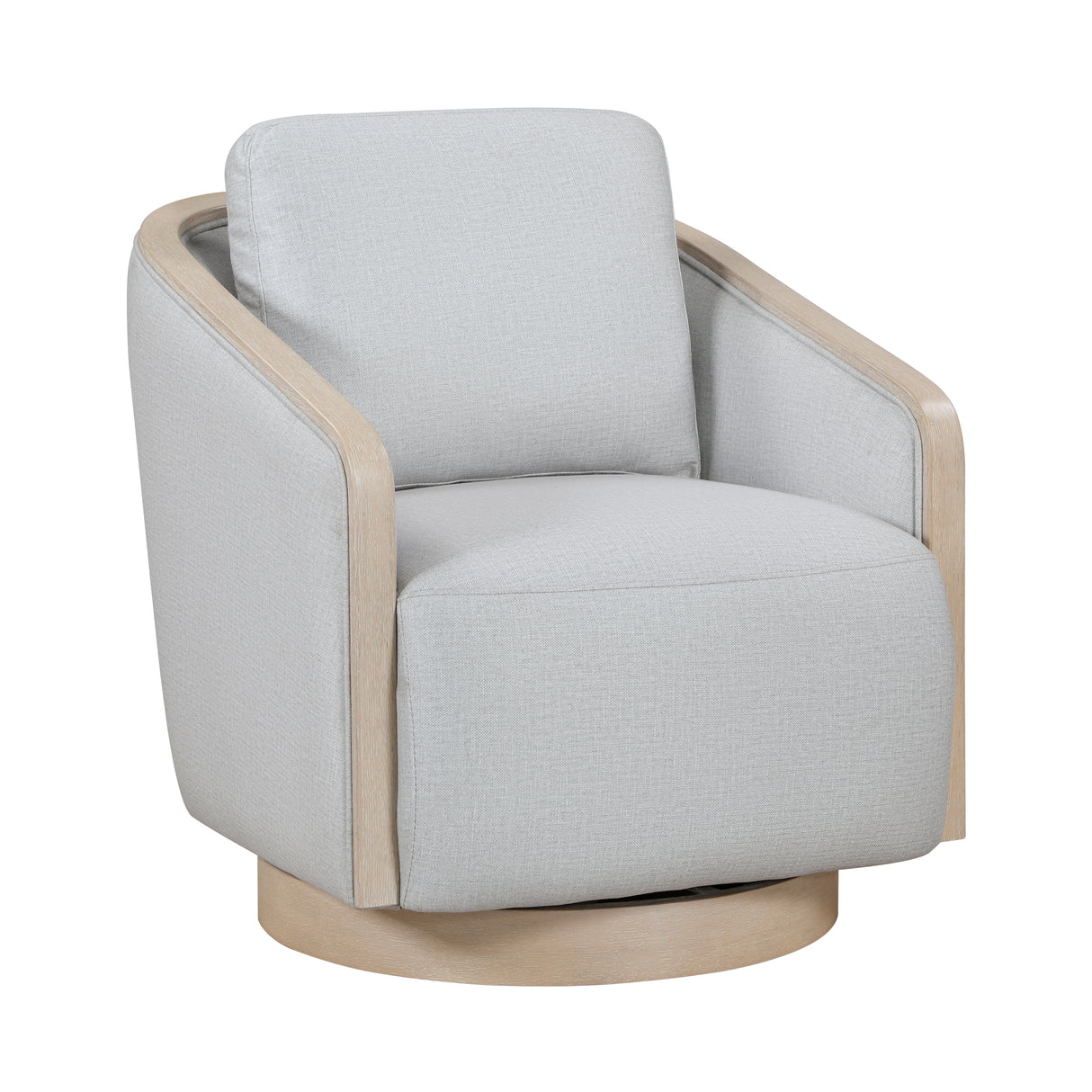 Hugo Gray Swivel Chair from Homelegance - Luna Furniture