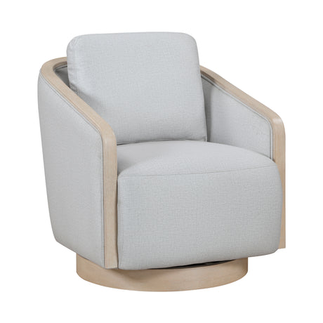 Hugo Gray Swivel Chair from Homelegance - Luna Furniture