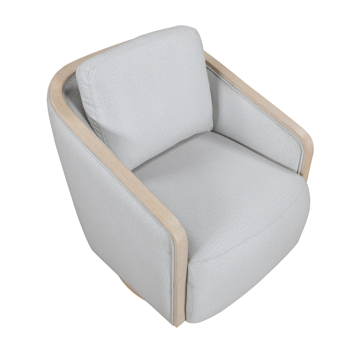 Hugo Gray Swivel Chair from Homelegance - Luna Furniture