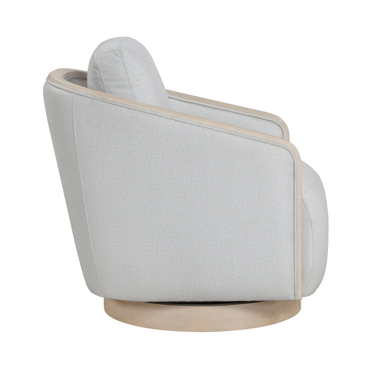 Hugo Gray Swivel Chair from Homelegance - Luna Furniture