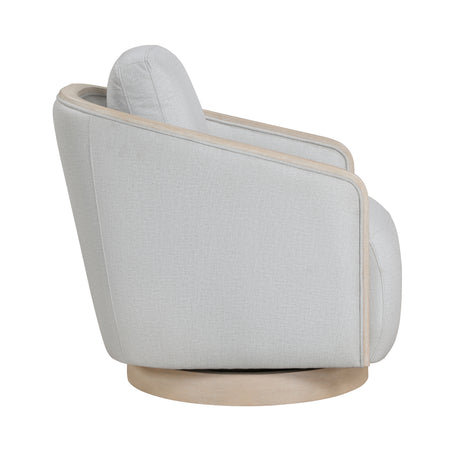Hugo Gray Swivel Chair from Homelegance - Luna Furniture