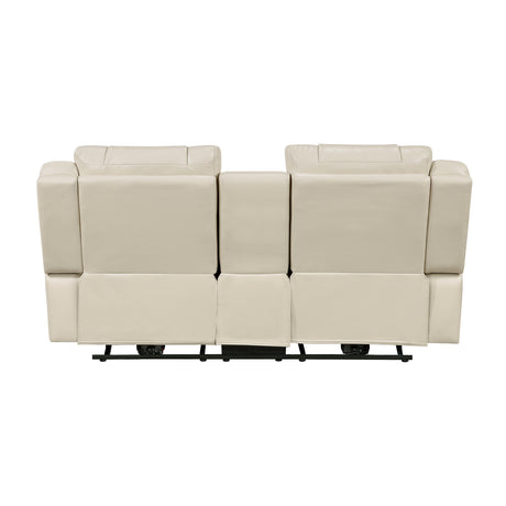 Huron Beige Power Double Reclining Living Room Set from Homelegance - Luna Furniture