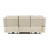 Huron Beige Power Double Reclining Living Room Set from Homelegance - Luna Furniture