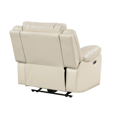 Huron Beige Power Reclining Chair from Homelegance - Luna Furniture